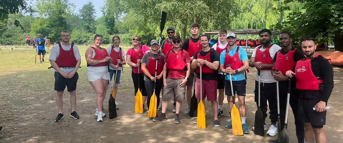 winning team dragon boating in High Wycombe