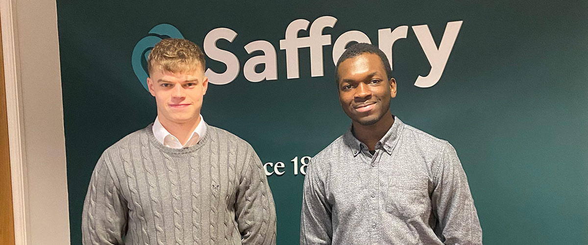 Peter and Lewis at Saffery High Wycombe