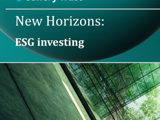 New Horizons: ESG investing
