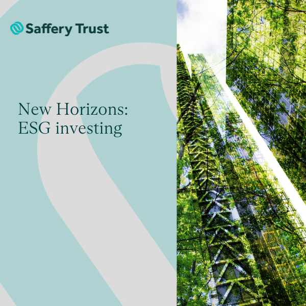 New Horizons: ESG investing
