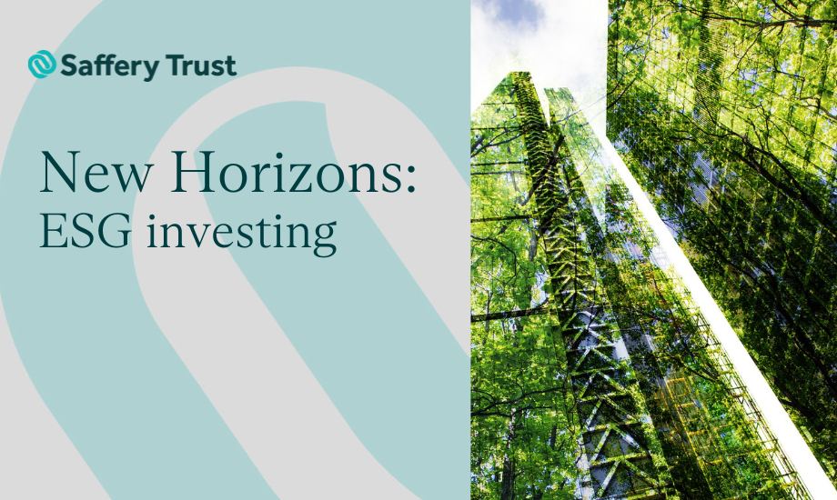 New Horizons: ESG investing