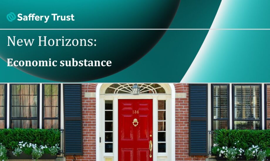 New Horizons: Economic substance