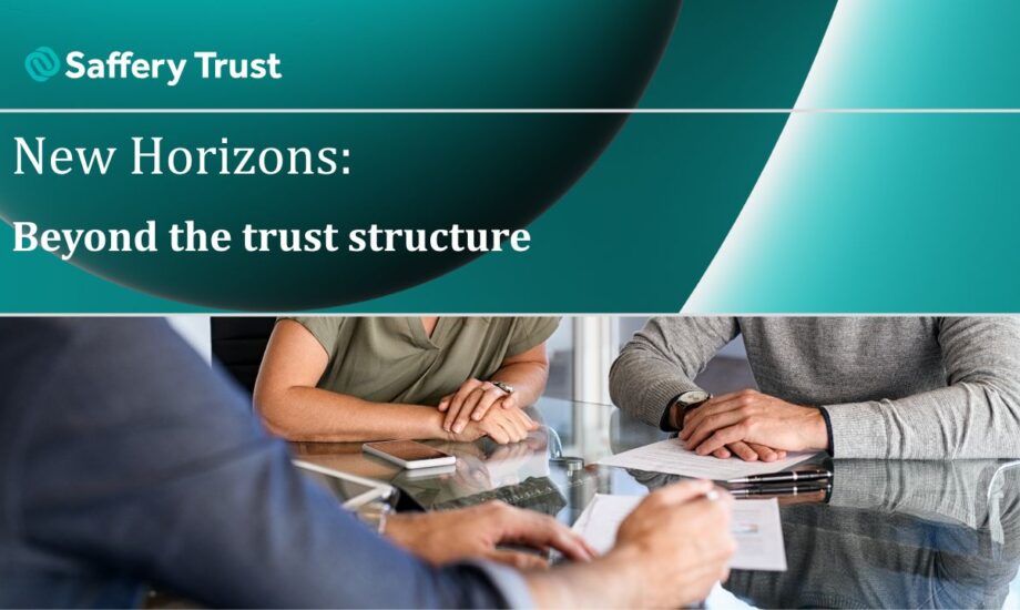 New Horizons: Beyond the trust structure