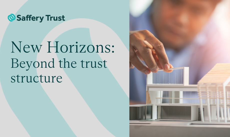 New Horizons: Beyond the trust structure