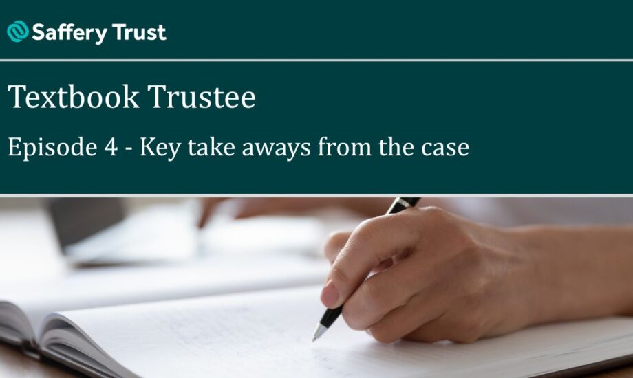 Cayman Blessing – The ‘Textbook Trustee’