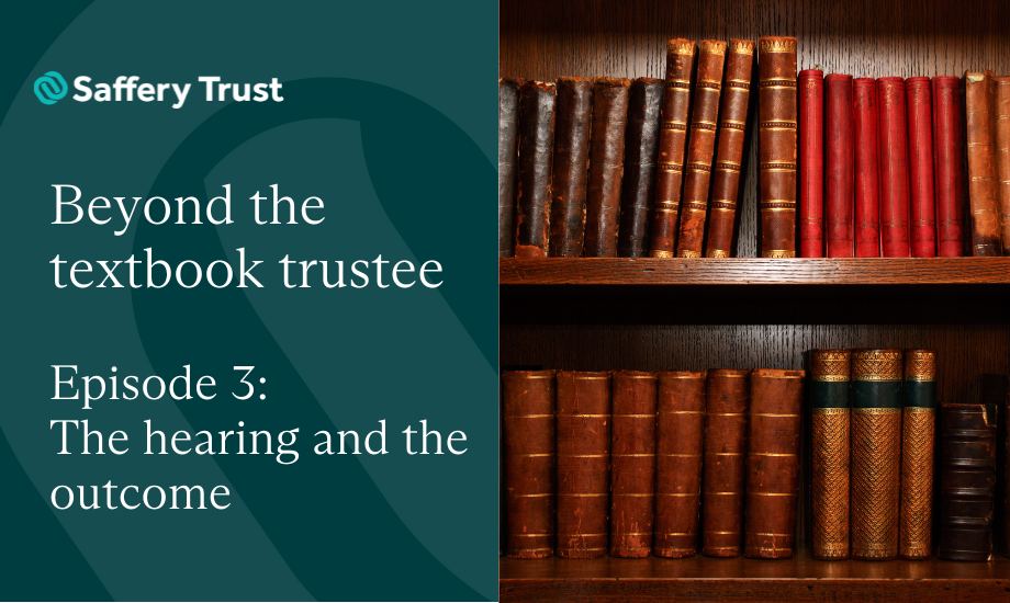 Cayman Blessing – The ‘Textbook Trustee’