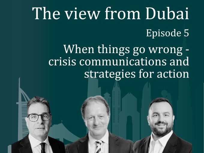 The View from Dubai: When things go wrong