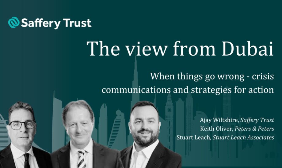 The View from Dubai: When things go wrong