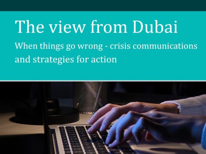 The View from Dubai: When things go wrong