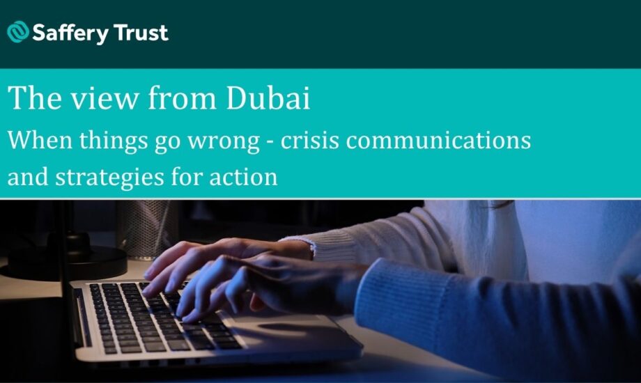 The View from Dubai: When things go wrong